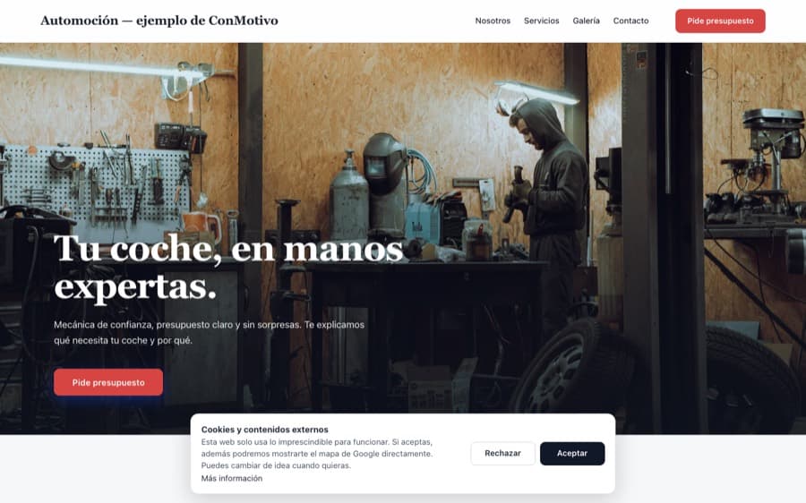 Plantilla de Automoción