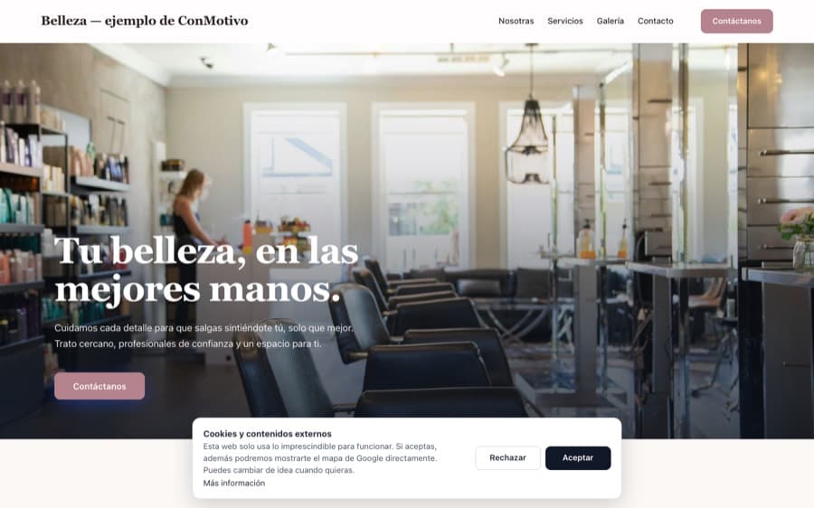 Plantilla de Belleza