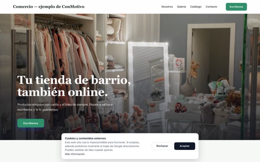 Plantilla de Comercio