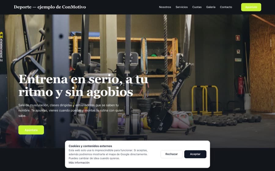 Plantilla de Deporte