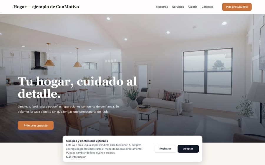 Plantilla de Hogar