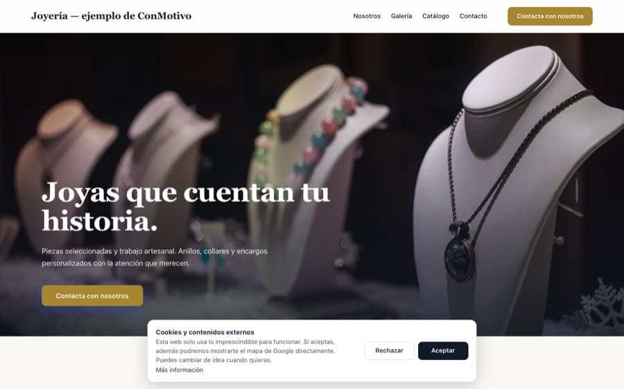 Plantilla de Joyería