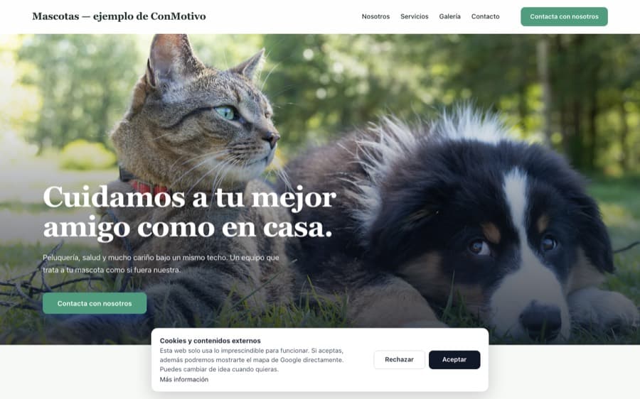 Plantilla de Mascotas