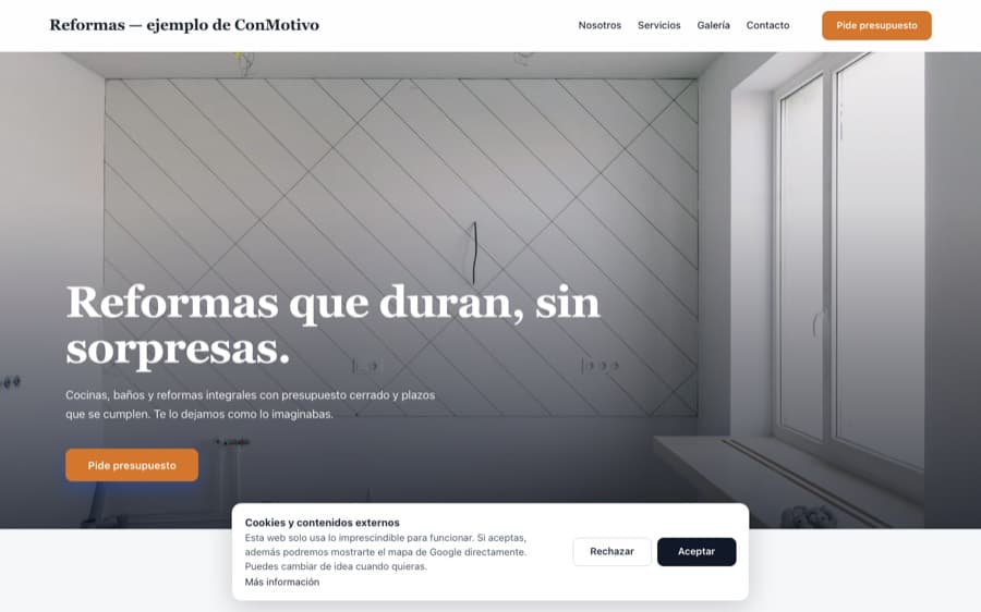 Plantilla de Reformas