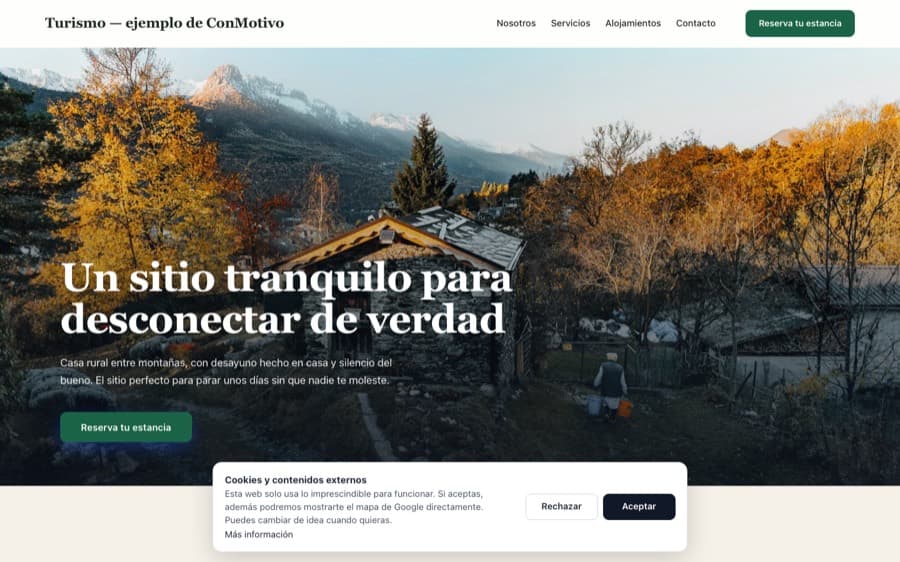 Plantilla de Turismo